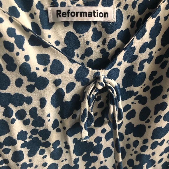 ❌SOLD❌ Reformation Chandler Dress in Rainey - Picture 3 of 6